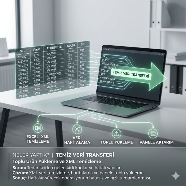 Excelden Panele Temiz Veri Transferi